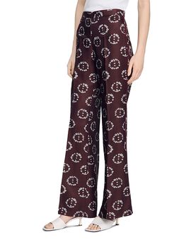 Sandro Sandro Floral Print Floaty Pants