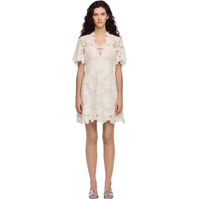 SANDRO SANDRO Flower print short dress
