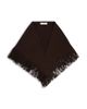 Sandro Sandro Fringed Wool & Cashmere Triangle Scarf - 1