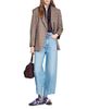 Sandro Sandro Gaston Floral Print High Rise Barrel Jeans in Blue Jean - 2