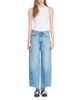 Sandro Sandro Gaston Floral Print High Rise Barrel Jeans in Blue Jean - 5