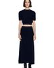 SANDRO SANDRO Gathered Knit Skirt - 1