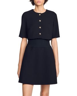 sandro ramia pointelle knit midi dress birthday long dress