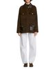 Sandro Sandro Gery Leather Trim Wool Jacket - 3