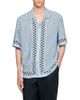 Sandro Sandro Heart Motif Loose Fit Button Down Shirt - 1