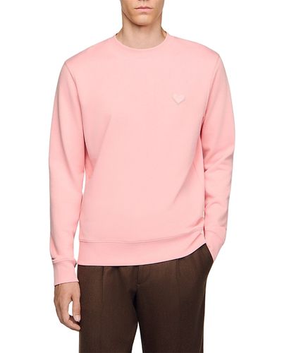 Sandro Sandro Heart Patch Sweatshirt