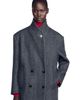 SANDRO SANDRO Herringbone Wool Coat - 4