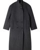 SANDRO SANDRO Herringbone Wool Coat - 5