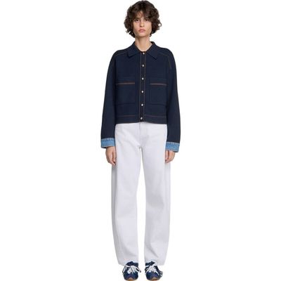 SANDRO SANDRO Jacket-effect Cardigan