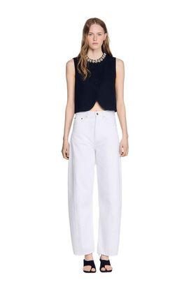SANDRO SANDRO Jacket with jewelled neckline