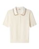 SANDRO SANDRO Jewellery-neck Pointelle Sweater - 5