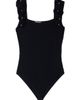 SANDRO SANDRO Knit Bodysuit With Beaded Flowers - 5