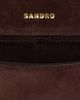 Sandro Sandro Le Grand Bazaar Suede Top Handle Bag - 4