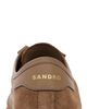 SANDRO SANDRO Leather and suede low-top sneakers - 4