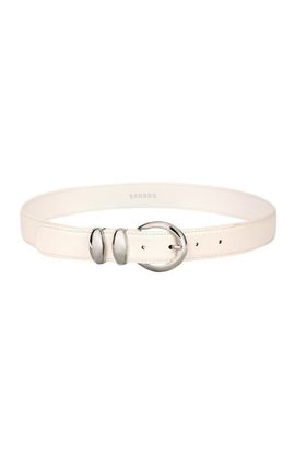 SANDRO SANDRO Leather belt with metal buckle
