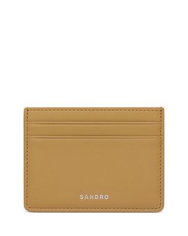 Sandro Sandro Leather Logo Card Holder