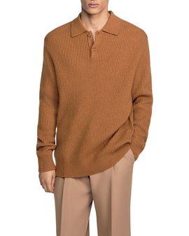Sandro Sandro Leonardo Wool Polo Shirt