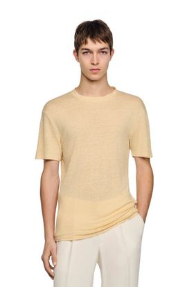 SANDRO SANDRO Linen T-shirt
