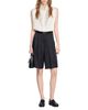 Sandro Sandro Long High Waisted Pleated Shorts - 2