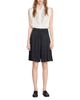 Sandro Sandro Long High Waisted Pleated Shorts - 3