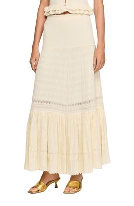 SANDRO SANDRO Long knit skirt