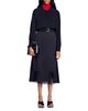 Sandro Sandro Long Mixed Material Lace Skirt - 2