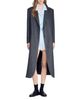 Sandro Sandro Long Wool Coat With Rhinestones - 2