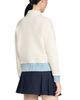 Sandro Sandro Madeen Boucle Denim Trim Cardigan - 3