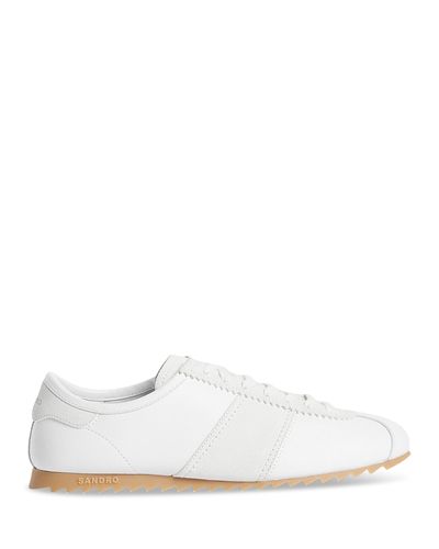 Sandro Sandro Men's Leather Running Sneakers