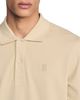 Sandro Sandro Mesh Cotton Polo Shirt with Leather Logo Patch - 5