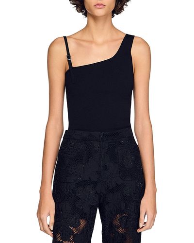 Sandro Sandro Miami Asymmetric Knit Sweater