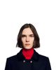SANDRO SANDRO Mid-length Coat With Velvet Collar - 4
