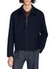 Sandro Sandro Minimalist Zip Up Blouson Jacket - 1