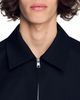 Sandro Sandro Minimalist Zip Up Blouson Jacket - 5
