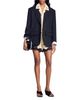 Sandro Sandro Mixed Material Satin Jacket - 2