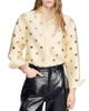 Sandro Sandro Openwork Rhinestone Shirt - 1