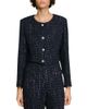 Sandro Sandro Ophelie Tweed Collarless Jacket - 1