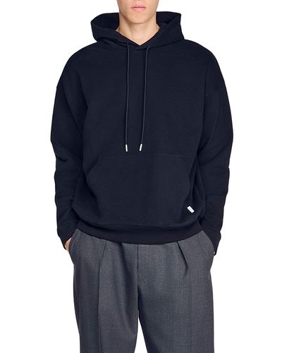 Sandro Sandro Oversized Cotton Hoodie
