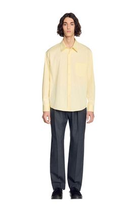 SANDRO SANDRO Oversized cotton shirt