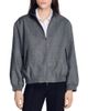 Sandro Sandro Oversized Leather Collar Jacket - 1