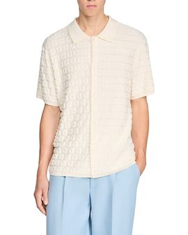 Sandro Sandro Pablo Terry Knit Shirt
