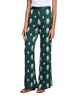 Sandro Sandro Paisley Print Floaty Pants