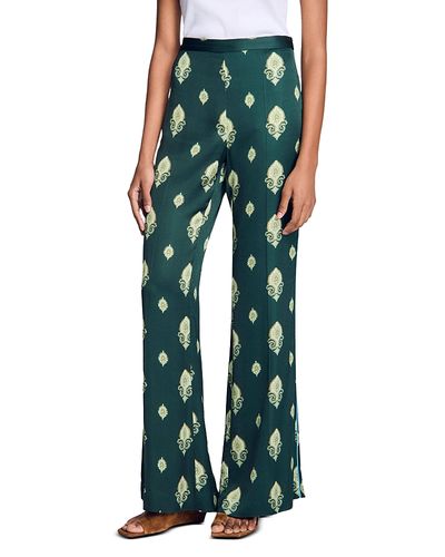 Sandro Sandro Paisley Print Floaty Pants