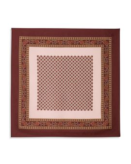 Sandro Sandro Placed Print Silk Bandana Scarf