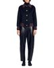 Sandro Sandro Preston Wool Contrast Trim Jacket - 3