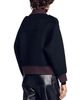 Sandro Sandro Preston Wool Contrast Trim Jacket - 4