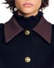 Sandro Sandro Preston Wool Contrast Trim Jacket - 5