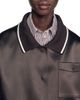 Sandro Sandro Quinn Satin Polo Collar Jacket - 5