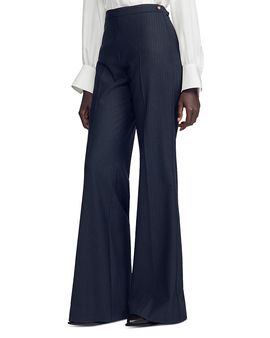 Sandro Sandro Randolph Pinstripe Flare Pants