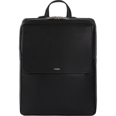 SANDRO SANDRO Reconstituted leather rucksack